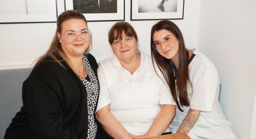 Marion Muhr, Jasmine Krüger und Michelle Cremer